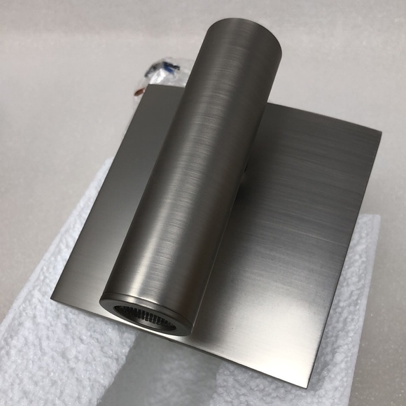 Astro Lighting Enna Square Switched LED Wall Scone MattNickel New In Box 1058046 - Picture 6 of 13